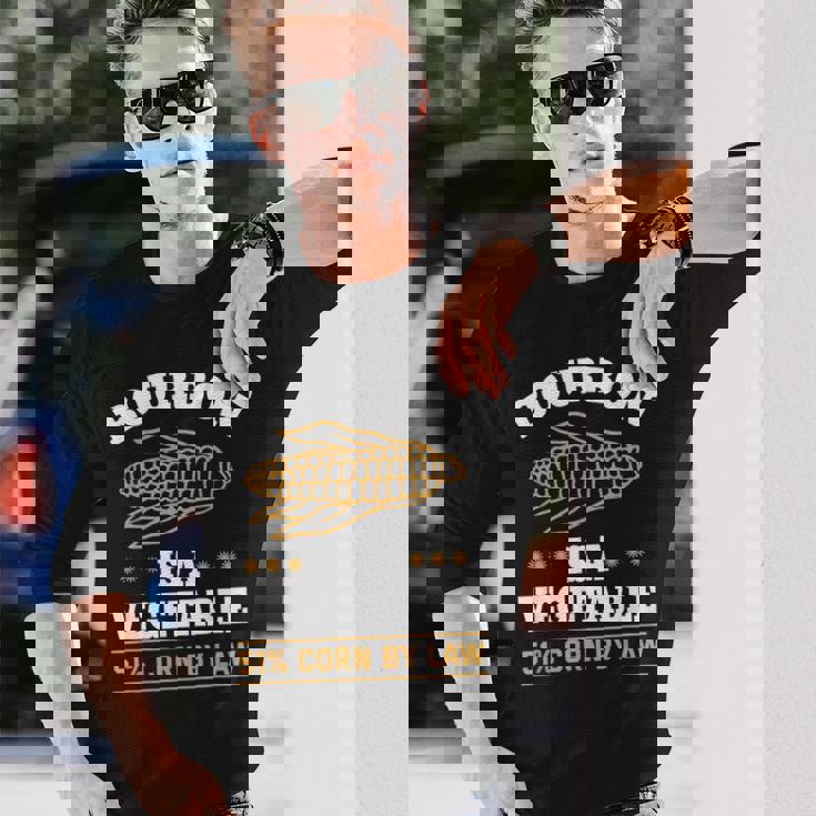 バーボンは野菜 コーンウイスキー バーボン 飲み方 長袖Tシャツ 彼への贈り物