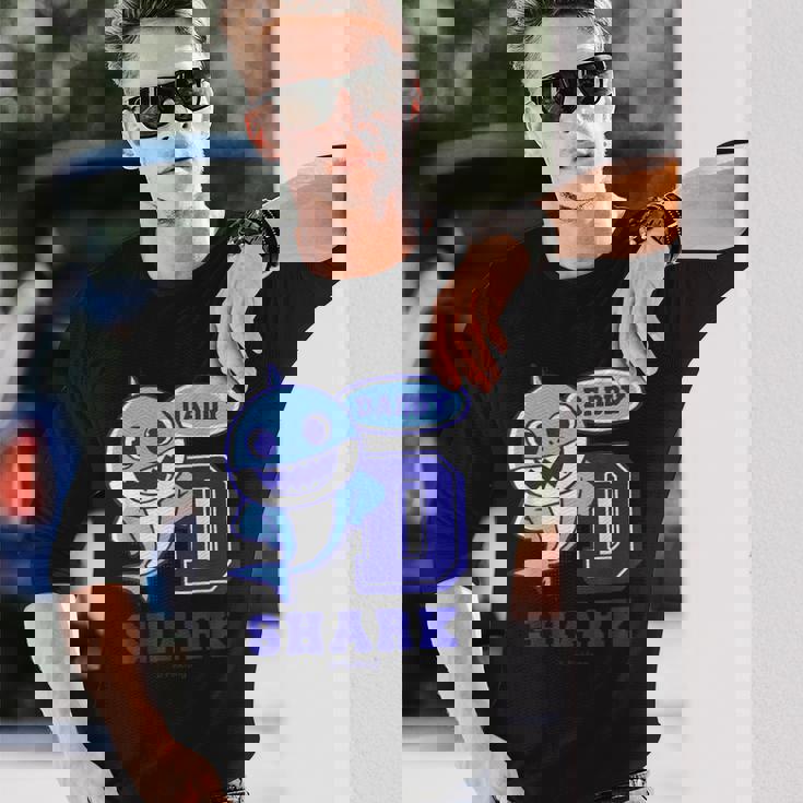 パパシャーク・レトロ・ベイシャーク・サメなかぞく・プレゼント・キッズ・メンズ・ウーマンズ 長袖Tシャツ 彼への贈り物