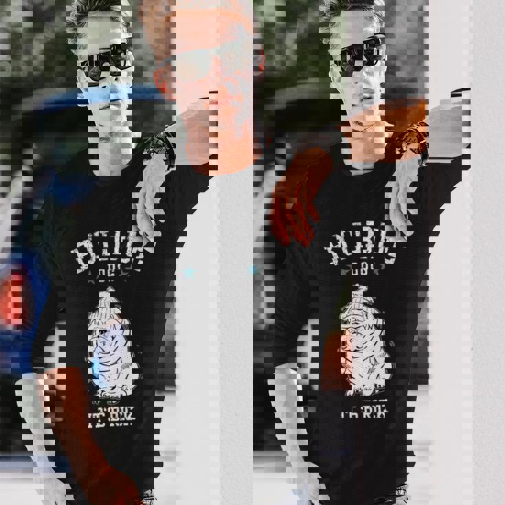 ブルブルドッグ 長袖Tシャツ 彼への贈り物