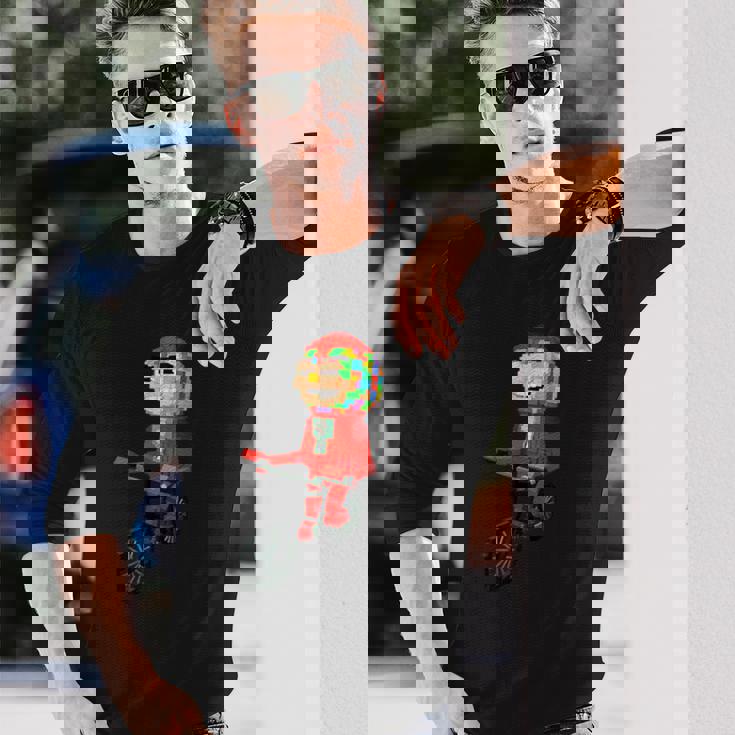 ブレインロットシークレットレア10億個を盗む 長袖Tシャツ 彼への贈り物