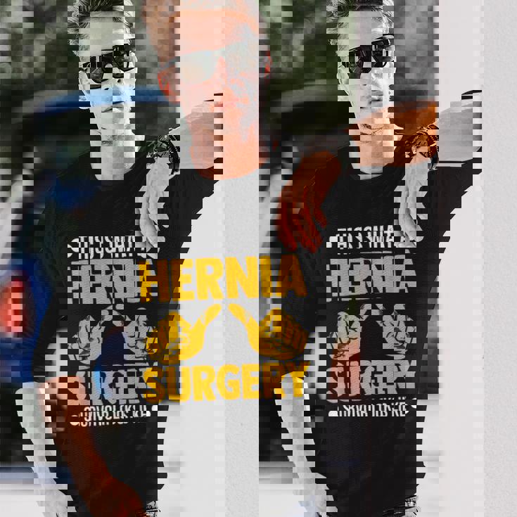 ヘルニア 手術 患者 回復 お見舞い 駄じゃれ 長袖Tシャツ 彼への贈り物