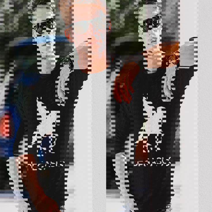 ペガサス コスチューム クラシック ギリシャ伝説 馬 ペガサス コスチューム 長袖Tシャツ 彼への贈り物