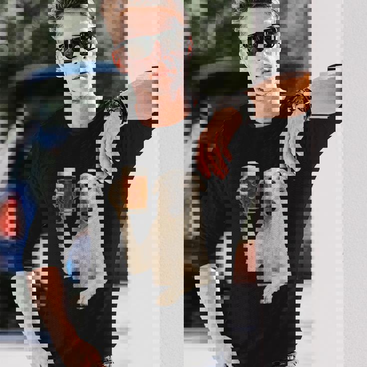 ボルゾイビール 長袖Tシャツ 彼への贈り物