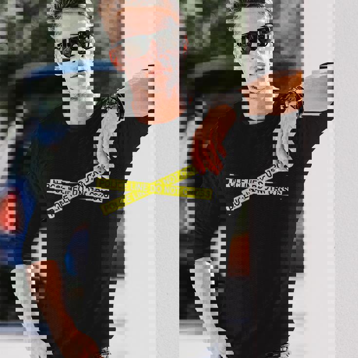 ポリスライン 長袖Tシャツ 彼への贈り物