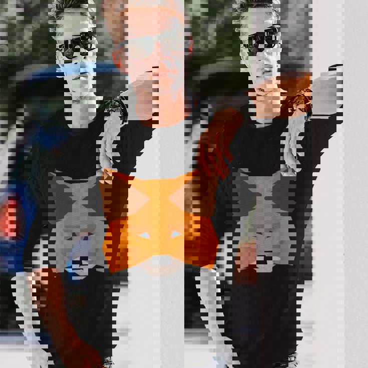 メタマスクフォックス 長袖Tシャツ 彼への贈り物