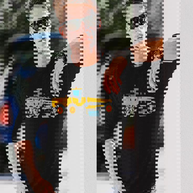 モーターグレーダー大好き、メンズ・ボーイズ・キッズ 長袖Tシャツ 彼への贈り物