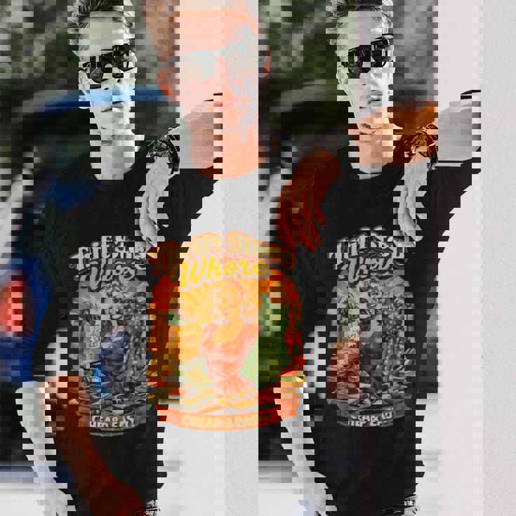 リサイクル ストア 売春婦 レトロ 笑顔 ショッピング ヴィンテージ 長袖Tシャツ 彼への贈り物