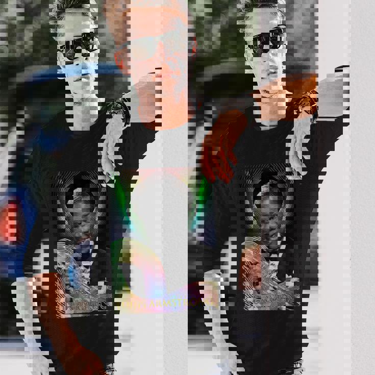 ルイアームストロング_002 長袖Tシャツ 彼への贈り物