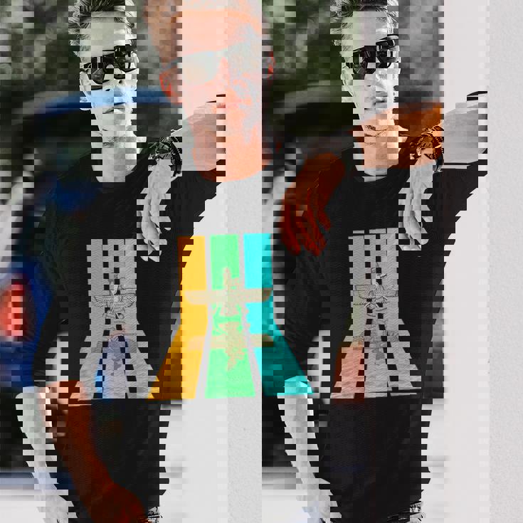 レトロ80年代ヴィンテージ風アヌンナキ 長袖Tシャツ 彼への贈り物