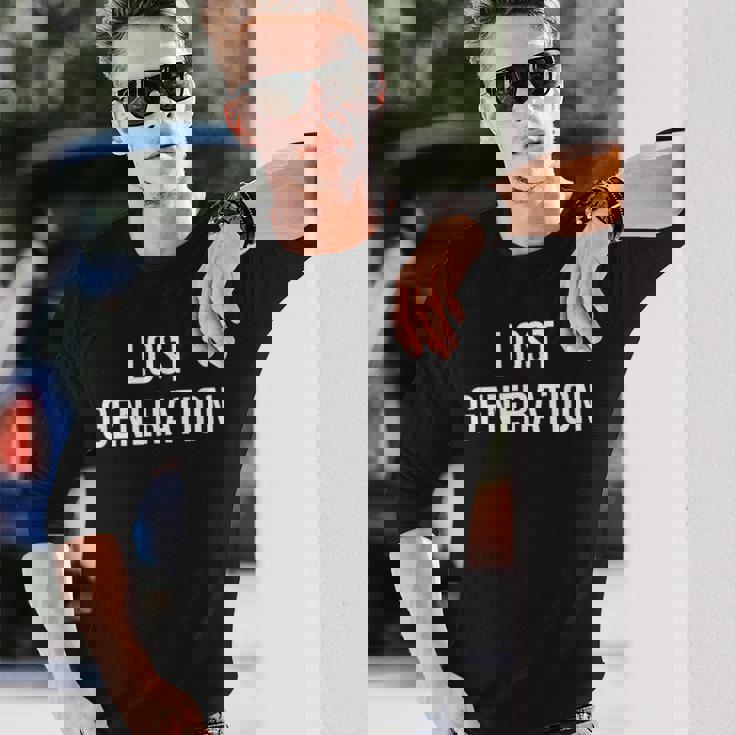 ロストジェネレーション 長袖Tシャツ 彼への贈り物