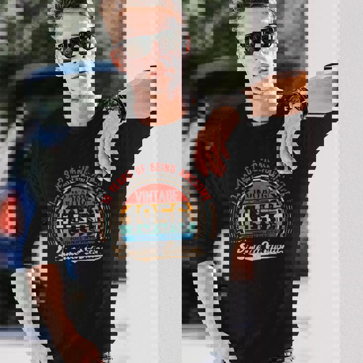 ヴィンテージ 70歳の誕生日 1956年生まれの70年 長袖Tシャツ 彼への贈り物