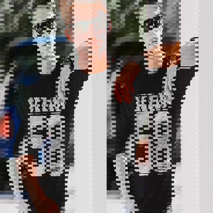 ヴィンテージ バラエティ 沖縄 日本 長袖Tシャツ 彼への贈り物