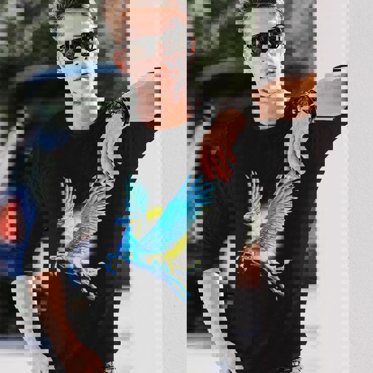 ヴィンテージ ペガサス 神話 ギリシャ空飛ぶ馬 神話 長袖Tシャツ 彼への贈り物