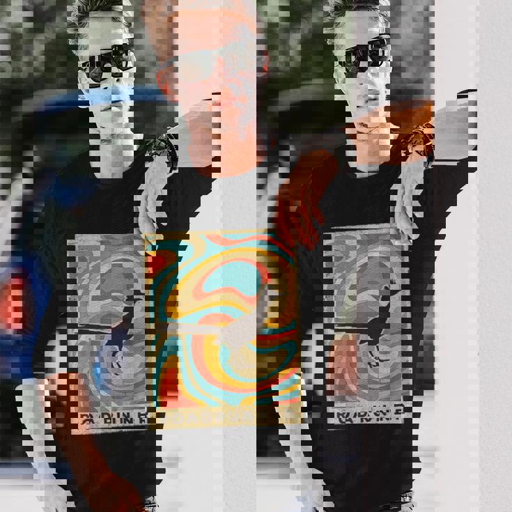 ヴィンテージ ロードランナー ラバー アニマル レトロスタイル 長袖Tシャツ 彼への贈り物