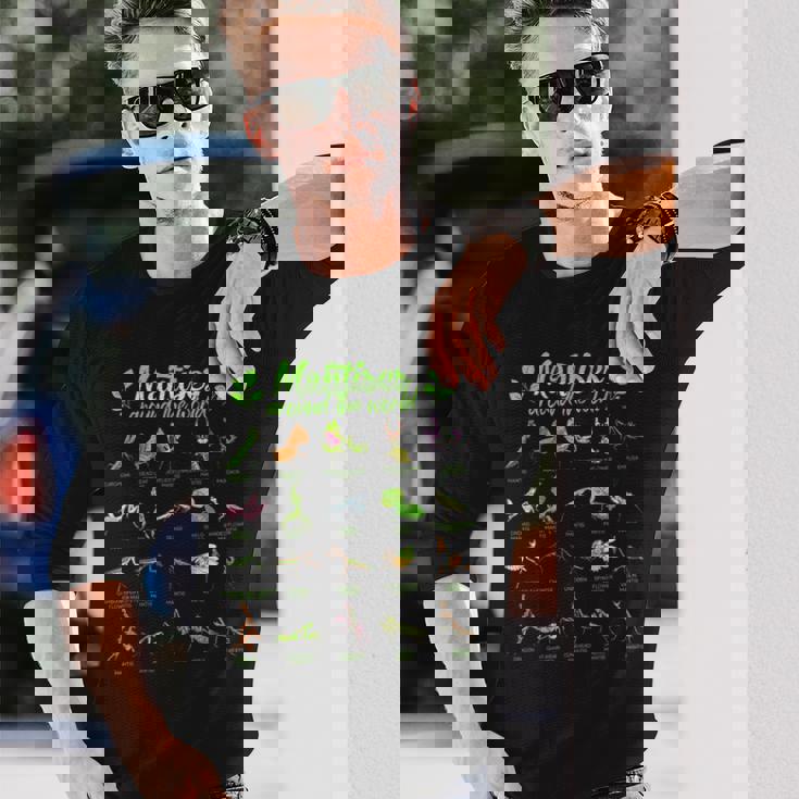 世界のカマキリ カマキリ 長袖Tシャツ 彼への贈り物