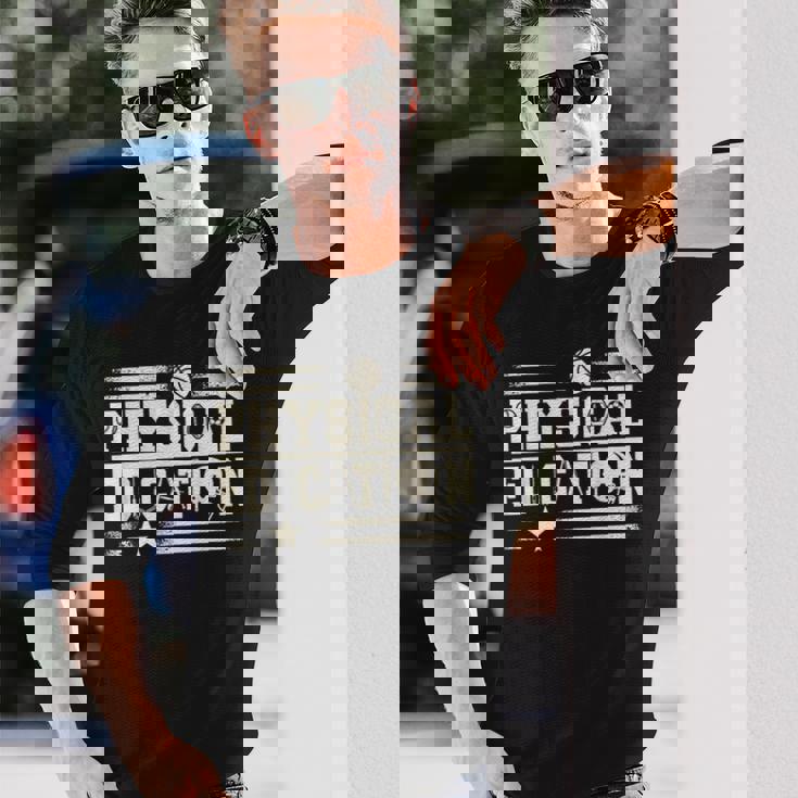 体育の先生 長袖Tシャツ 彼への贈り物