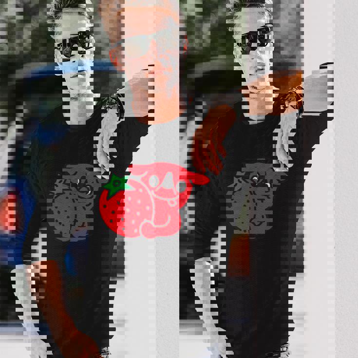 千葉県ご当地キャラいちごバージョン 長袖Tシャツ 彼への贈り物