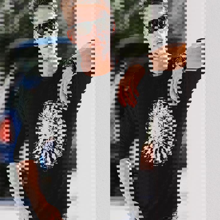 古生物学 アンモナイトプリント、古生物学者 化石アンモナイト 長袖Tシャツ 彼への贈り物