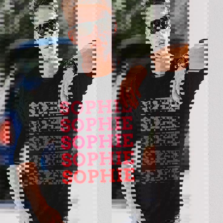 名前入りophie I Loveophie ヴィンテージ 長袖Tシャツ 彼への贈り物