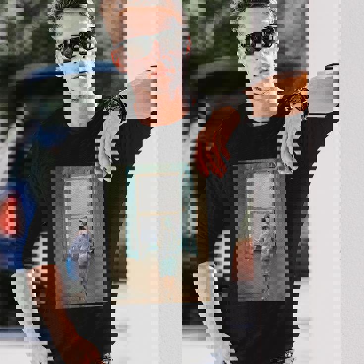 名画イラスト 長袖Tシャツ 彼への贈り物