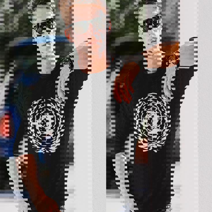 国連旗 長袖Tシャツ 彼への贈り物