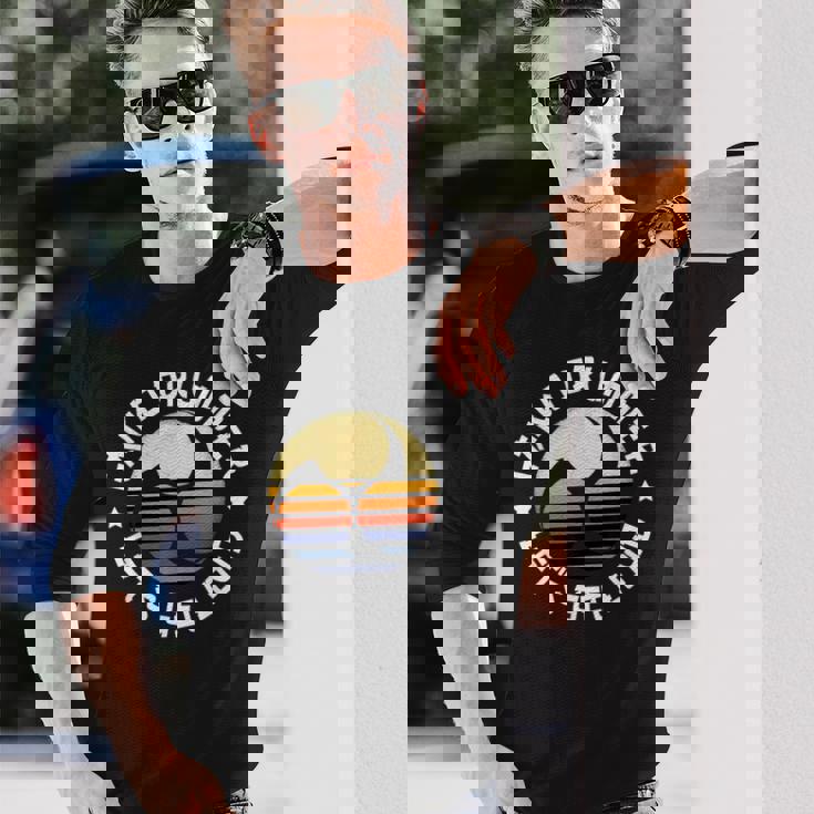 太鼓みつどもえレトロな夕焼け練習用太鼓愛好家へのプレゼント Taiko 長袖Tシャツ 彼への贈り物