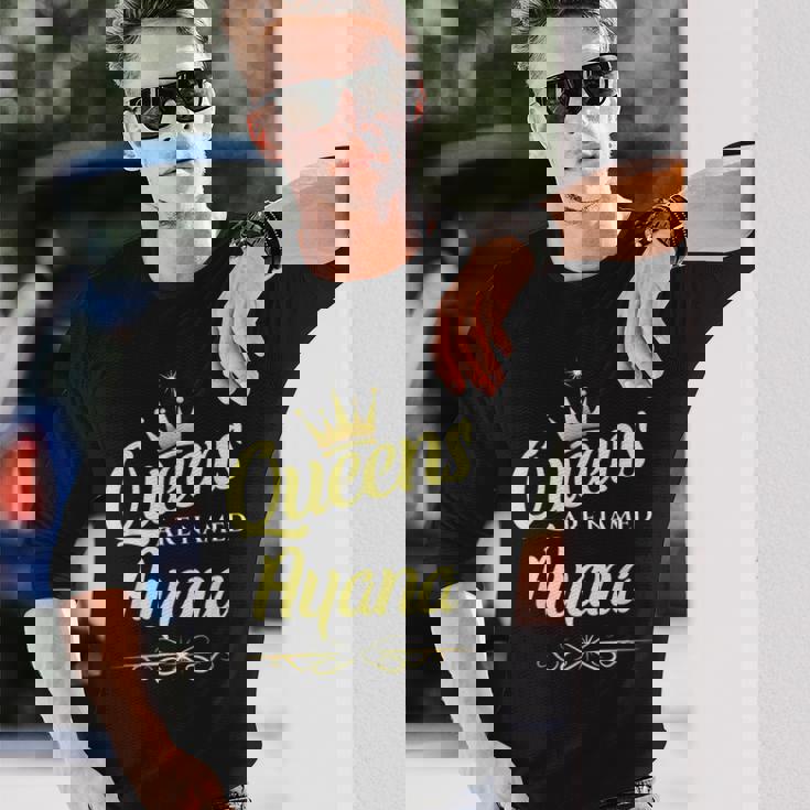 女王はayanaと名付けられる 長袖Tシャツ 彼への贈り物