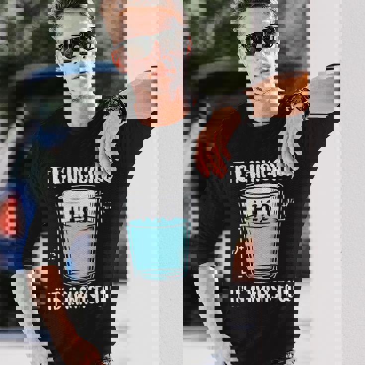 技術的には常に完全な物理科学ユーモア 長袖Tシャツ 彼への贈り物