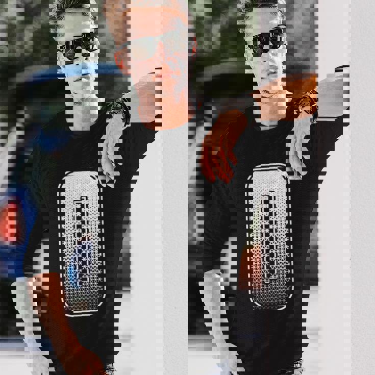 数字 0 ゼロ 長袖Tシャツ 彼への贈り物