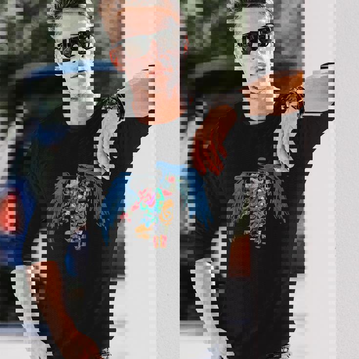 日本妖怪フィギュア天狗 長袖Tシャツ 彼への贈り物