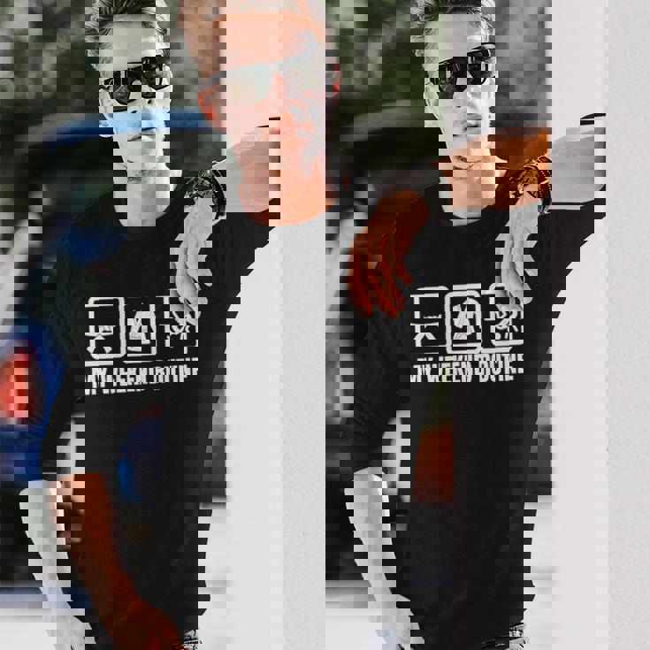 柔道整復師の週末スケジュール 柔道愛好家 長袖tシャツ 長袖Tシャツ 彼への贈り物