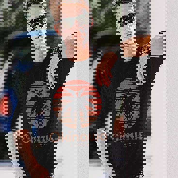 沖縄 日本旅行 休日 お土産 ビーチ 長袖Tシャツ 彼への贈り物