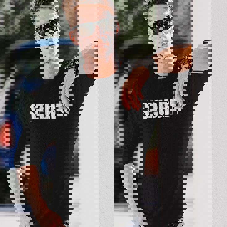 警察 特別行事 保護 警備員 長袖Tシャツ 彼への贈り物