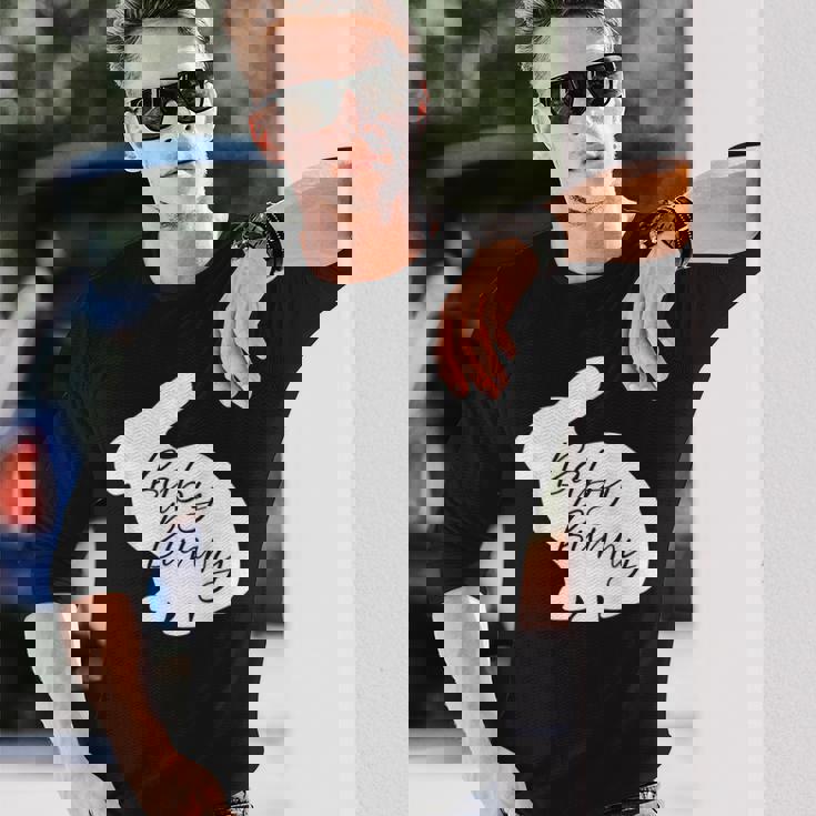 赤ちゃん バニー お揃い イースター 幼児 家族 息子 娘 ママ 長袖Tシャツ 彼への贈り物