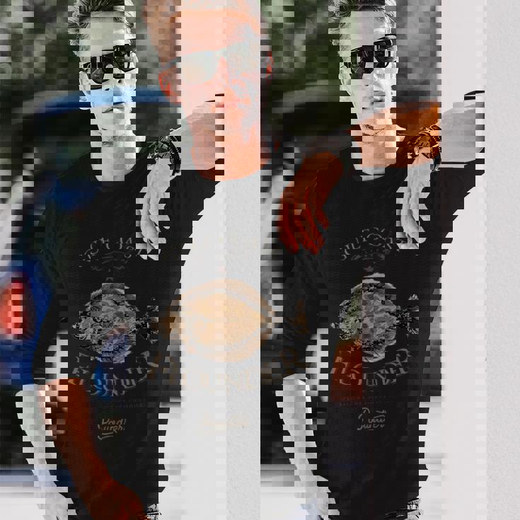 釣り ヒラメ 長袖Tシャツ 彼への贈り物