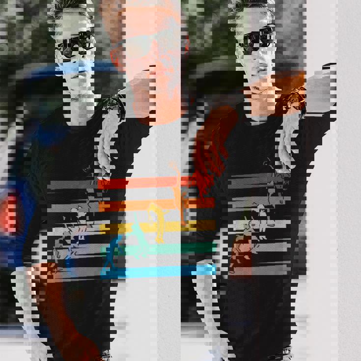 面白いtシャツ テニス おもしろ 服 ネタ メンズ テニス部 おもしろグッズ 大人 子供 ストライプ 長袖Tシャツ 彼への贈り物