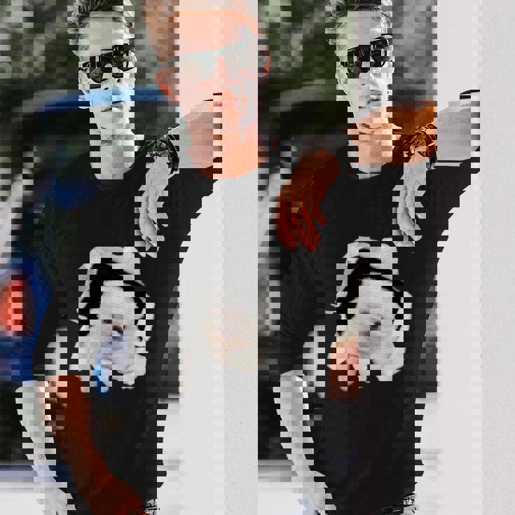 面白いtシャツ 犬 ポメラニアン イヌ わんこ メンズ 犬好き グッズ かわいい おもしろ 面白い 服 ネタ 長袖Tシャツ 彼への贈り物