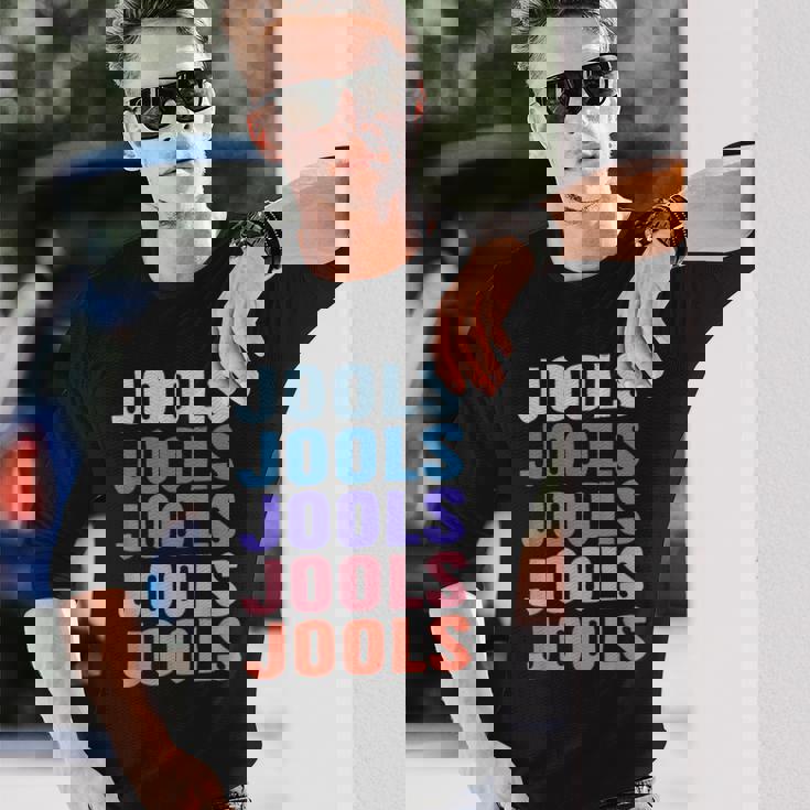 面白いギフト名 Jools 名入れ名 長袖Tシャツ 彼への贈り物