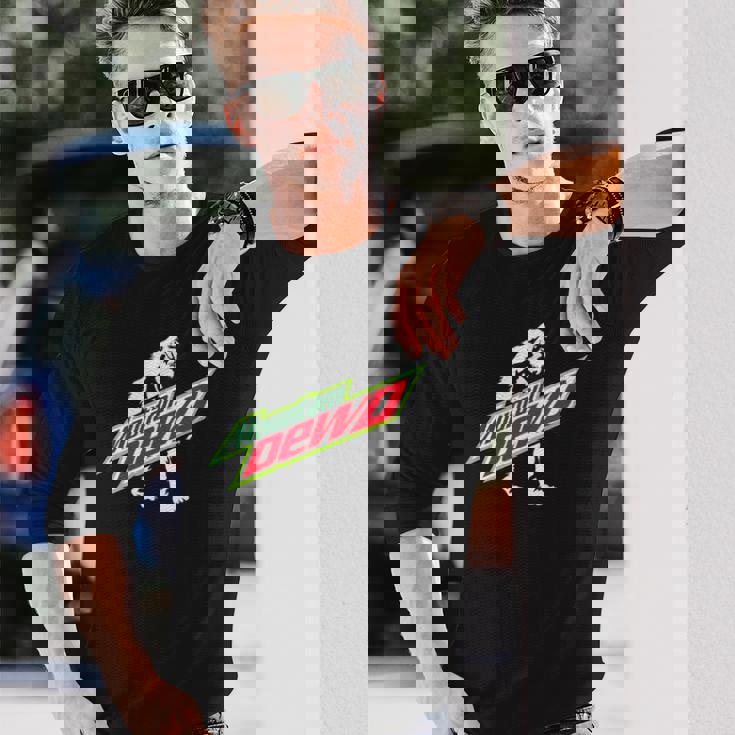 面白いビッグフットマウンテンデュードハイキングキャンプギフト 長袖Tシャツ 彼への贈り物