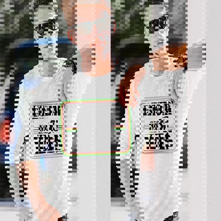 63歳の伝説、63歳の誕生日、ついに63歳 長袖Tシャツ 彼への贈り物