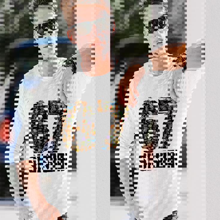 67 シックスセブン イタリアンブレインロットジェネレーションアルファスラングミーム 長袖Tシャツ 彼への贈り物