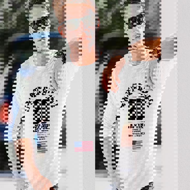 Cooltaten Island New York City Illustration Fashiontyle 長袖tシャツ 長袖Tシャツ 彼への贈り物