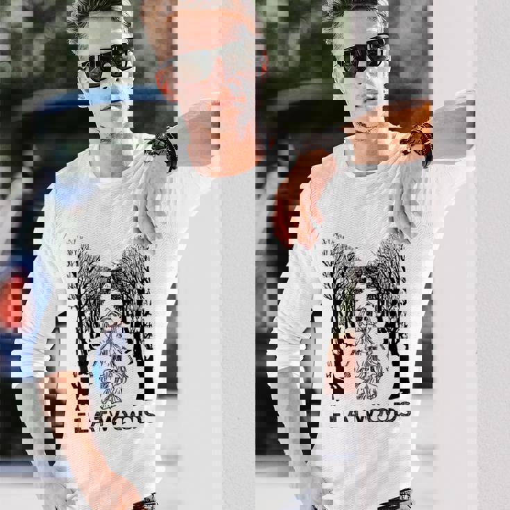 Flatwoods モンスター ブラクストン郡 クリプティッド 長袖Tシャツ 彼への贈り物