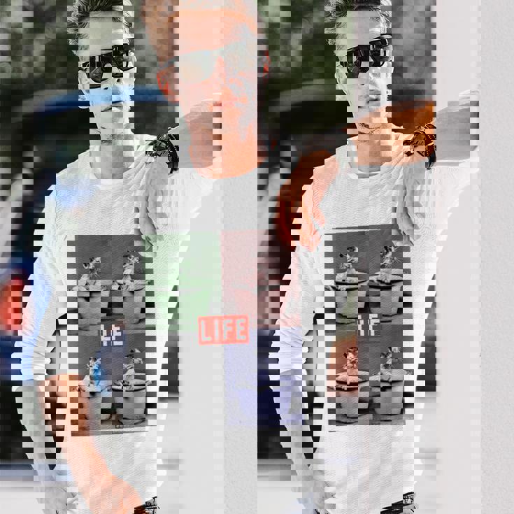 Life Picture Collection 猫（1） 長袖Tシャツ 彼への贈り物