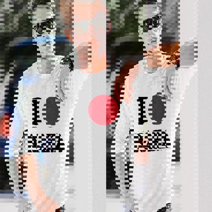 I Love Naha 那覇大好き 長袖Tシャツ 彼への贈り物