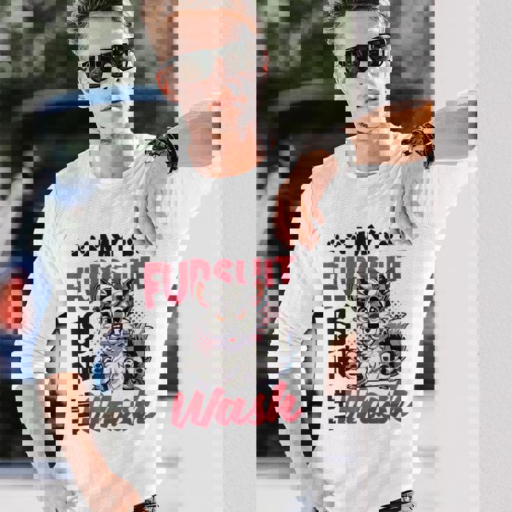 My Fursuit Is In The Wash Furry Fandom。 長袖Tシャツ 彼への贈り物