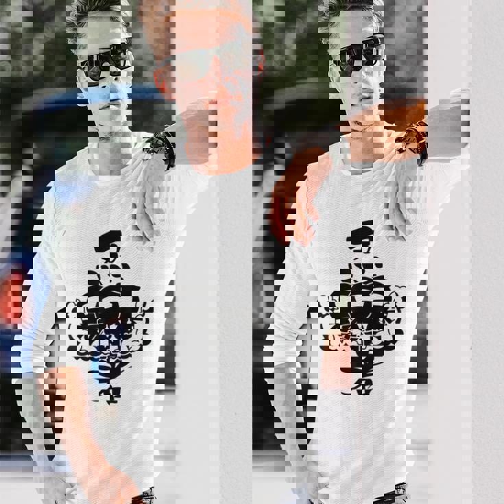 Ninjatyle Japan 忍者 分身の術 漢字 長袖Tシャツ 彼への贈り物