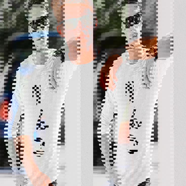 おもしろtシャツ【りんご】かわいい ギャグ ネタ ウケ狙い 贈り物 ギフト 長袖Tシャツ 彼への贈り物