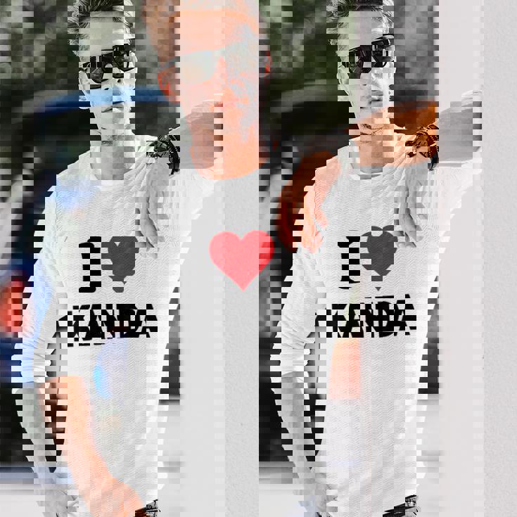 アイハート 神田ジャパンラブ 日本のお土産品 長袖Tシャツ 彼への贈り物