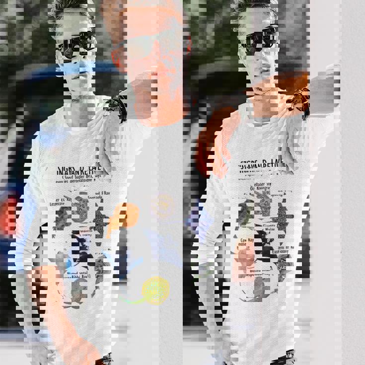 アカエイ種 長袖Tシャツ 彼への贈り物